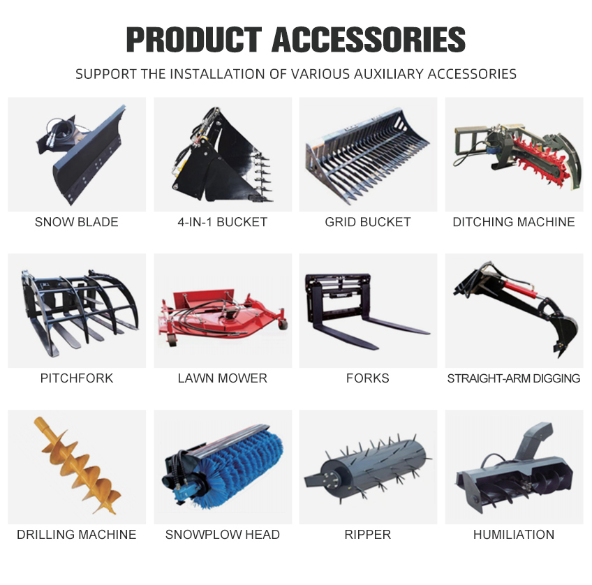 0.3 Ton Skid steer loader