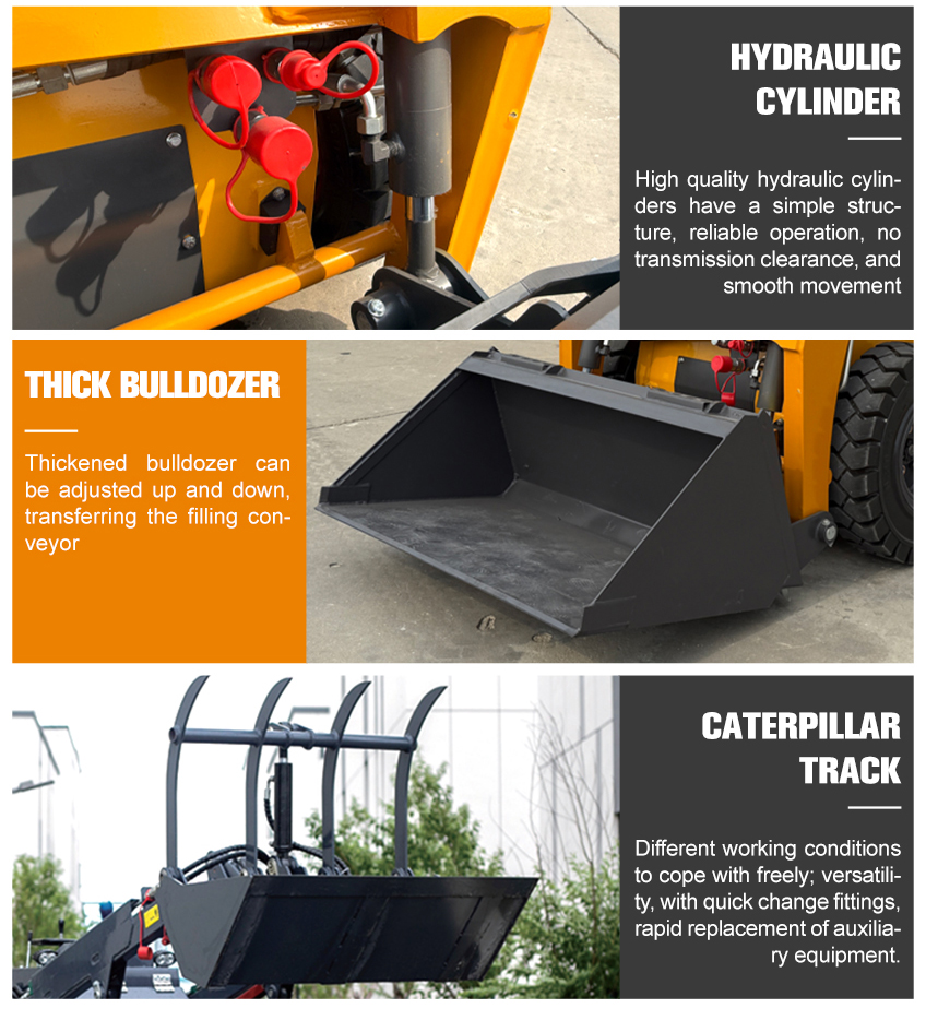 0.3 Ton Skid steer loader